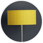 Yellow Table Drum Lampshade