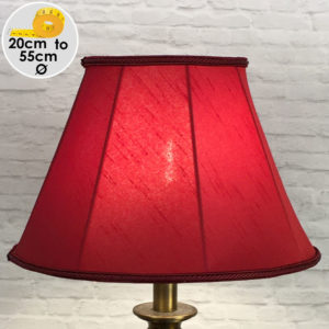 Burgundy Retro Lampshade