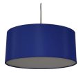 Royal blue drum shade