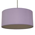 lilac drum lamp shade