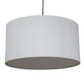 white drum lampshade