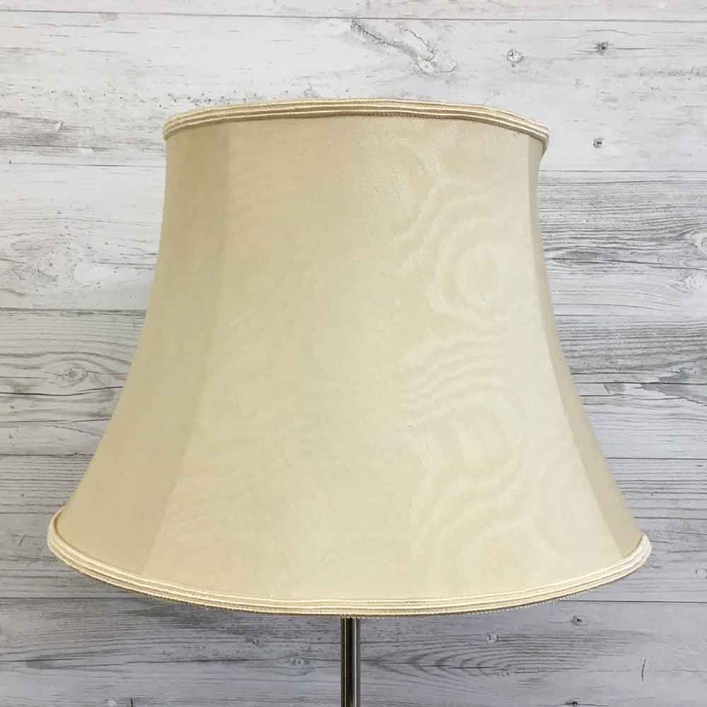 Bowed Drum Lampshade Oyster Moire - Imperial Lighting