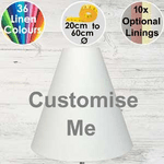 Cone Lampshade available in over 30 colours and 10 sizes.