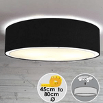 Black Low Profile Ceiling Light