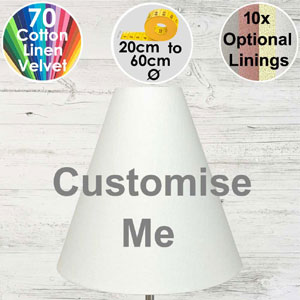 Bespoke Cone Lampshade