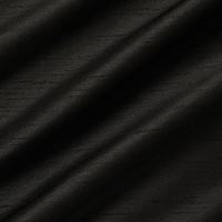 black faux silk swatch