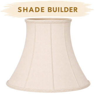 Bowed empire lampshade – customise with Shade Builder