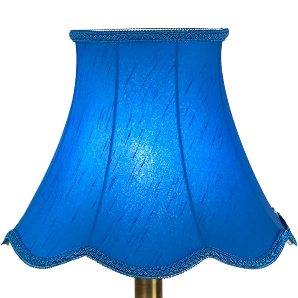 Retro Bright Blue Lampshade for Table Lamp
