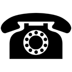 Contact us image of telephone.