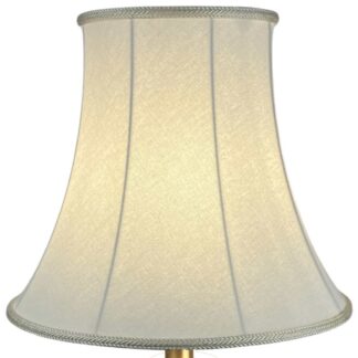 cream bowed empire lampshade