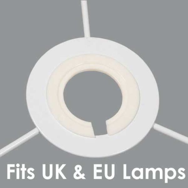 Lampshade gimble fits both UK and EU lamps