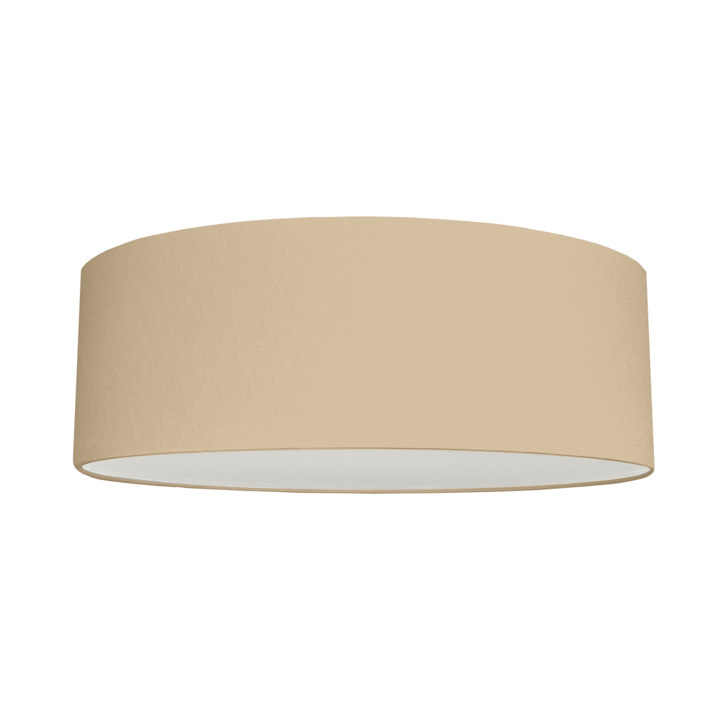 Taupe Brushed Cotton fabric to create this Extra Large Drum Lightshade