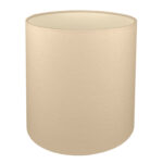 Fawn-Tall-Drum-Champage-Metallic Fawn tall drum lampshade with champagne metallic lining