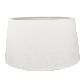 White Plain Cotton Outer Fabric on French Drum Lampshade