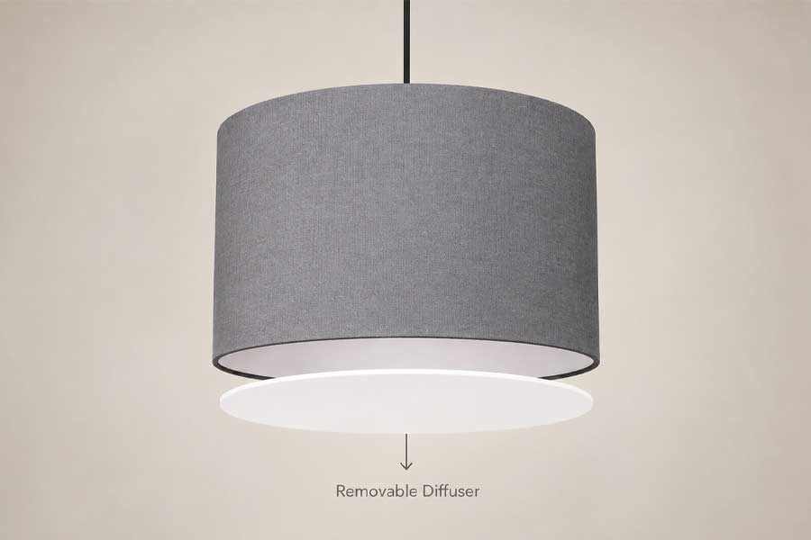 Grey-Drum-Pendant-with-diffuser