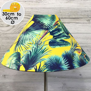 Tropical Leaf Coolie Lampshade