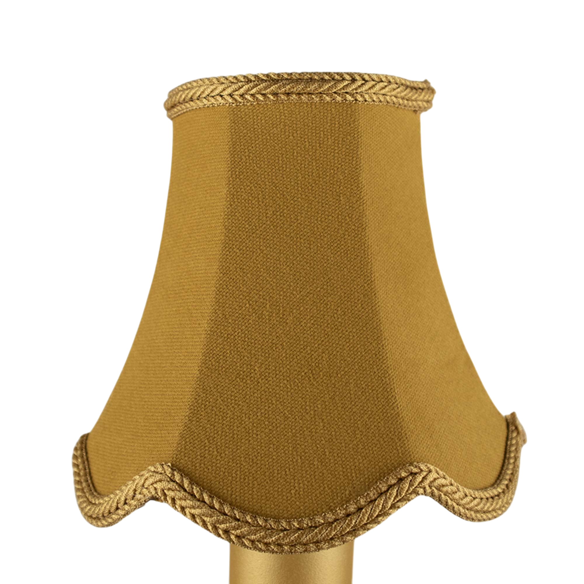 Gold Scalloped Candle Shade