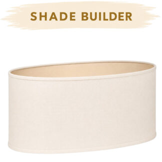 Oval lampshade – customise with Shade Builder