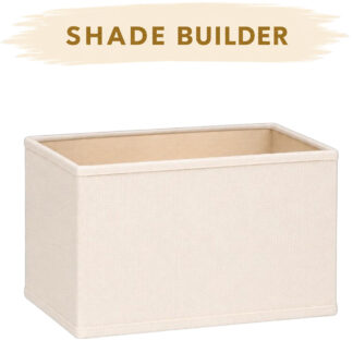 Rectangular lampshade – customise with Shade Builder