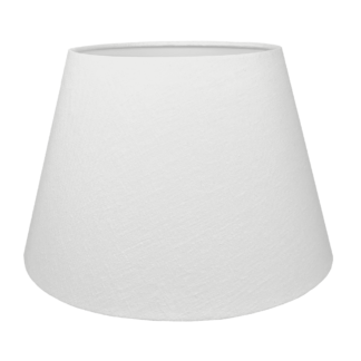 Plain Cotton White Outer Fabric on Retro Drum Lampshade
