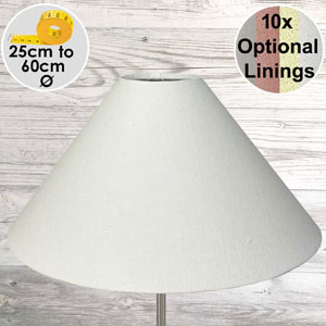 White Coolie Light Shade