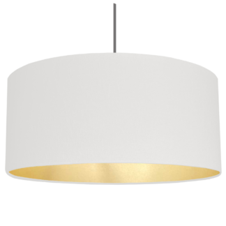 Gold lined drum pendant shade