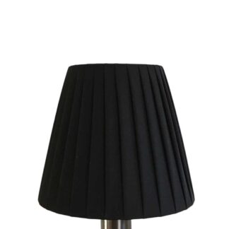 Black ribbon empire candle lampshade