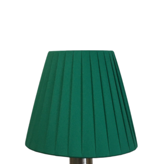 Emerald ribbon empire candle lampshade