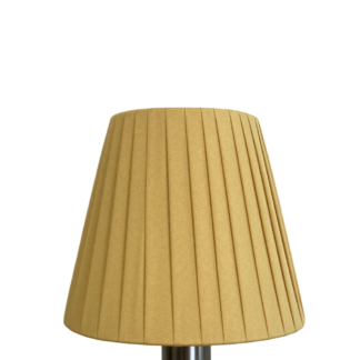 Gold ribbon empire candle lampshade