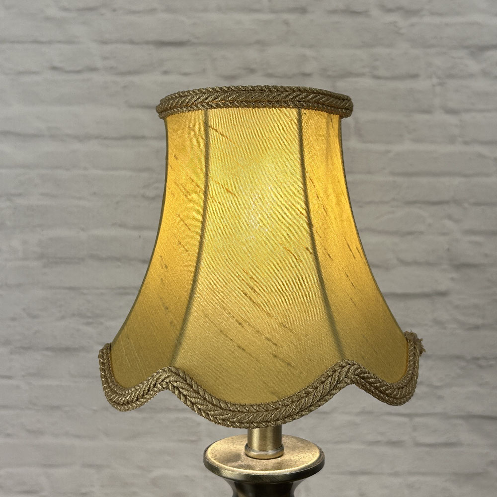Old Gold Scalloped Chandelier Shade - Image 4